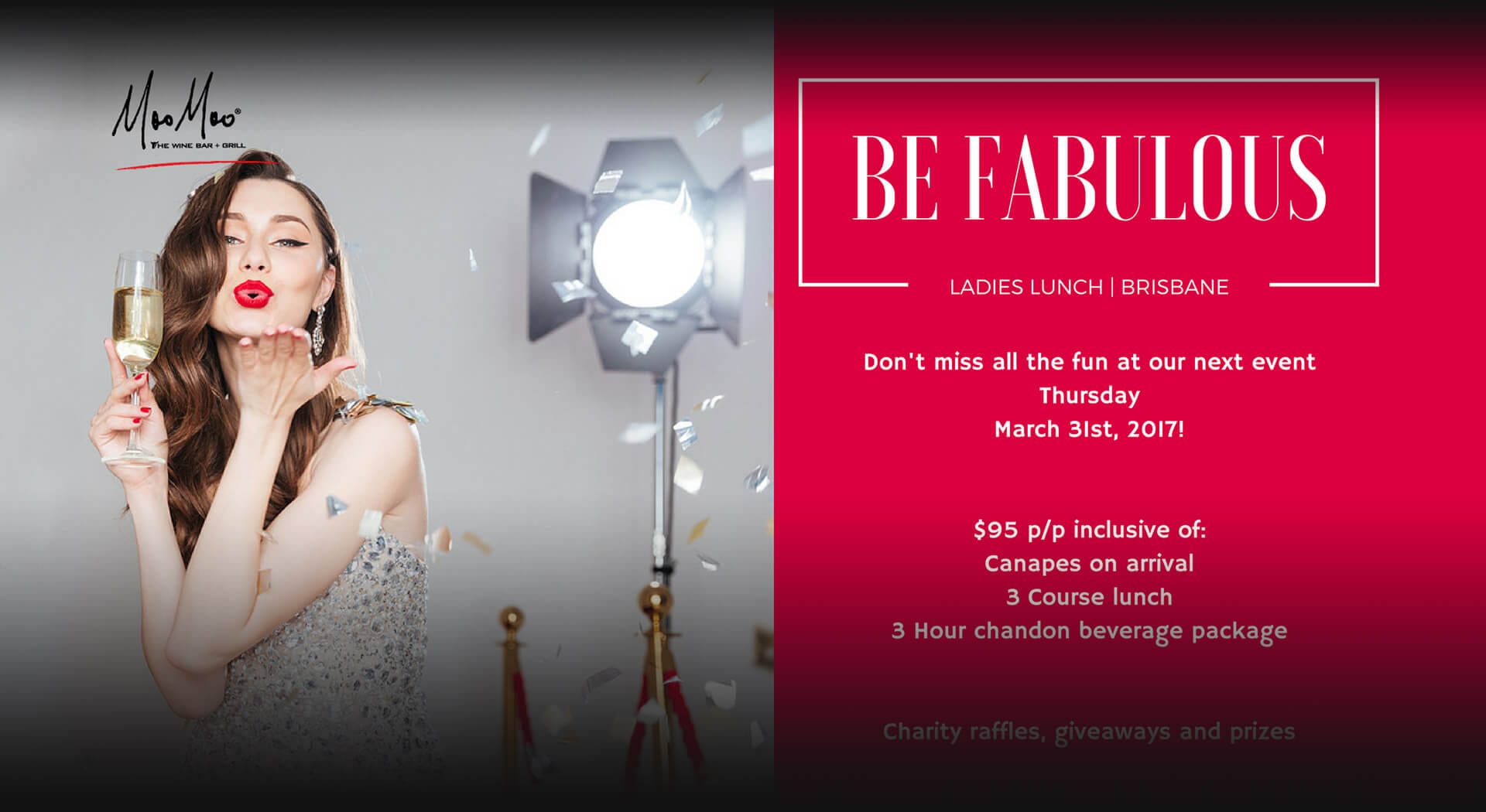 bne-march-event-be-fabulous | Moo Moo Restaurant Brisbane